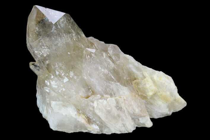 Citrine Quartz Crystal Cluster - Lwena, Congo #128410